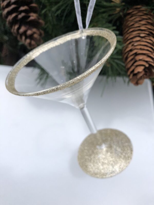 Julekule champagneglass