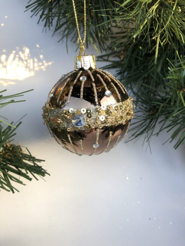Julekule brun med belte