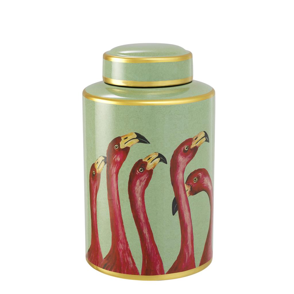 Krukke Flamingo, sett à 2