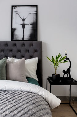 Marcel bordlampe sort