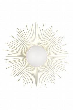 Soleil lampe i børstet messing