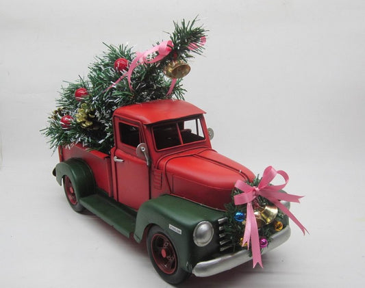 Juledekorasjon American Red Truck