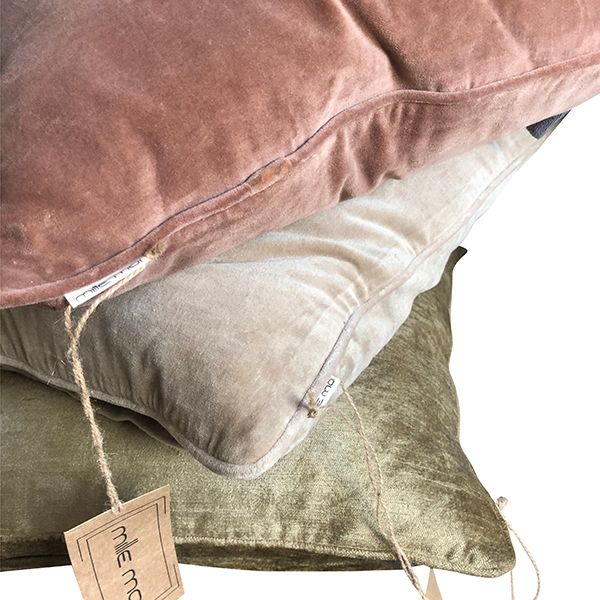 Putetrekk Slub Velvet Decadente Green