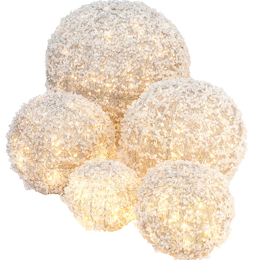 Fireball lampe 40 cm m/ledlys