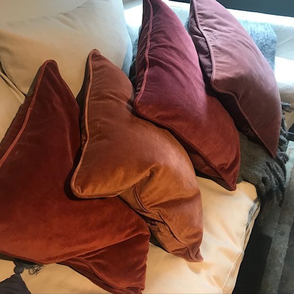 Putetrekk Matt Velvet - New Terracotta
