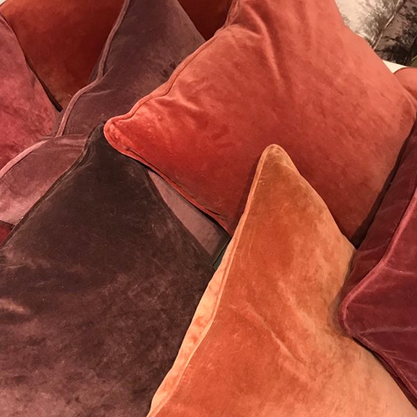 Putetrekk Matt Velvet - New Terracotta