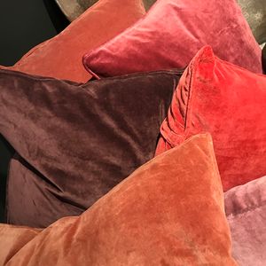 Putetrekk Matt Velvet - Deep Plum