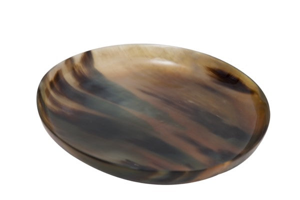 Rundt fat, 22 cm, Horn