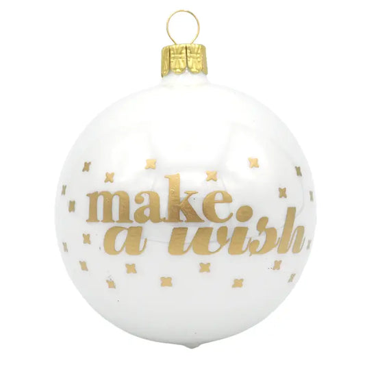 Julekule "Make a wish" White