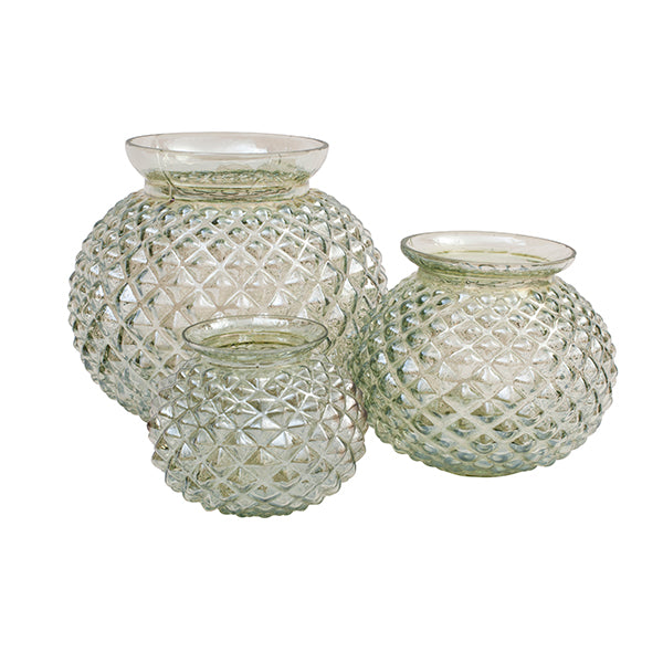Boblevase Medium - Green Luster