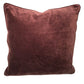 Putetrekk Matt Velvet - Deep Plum