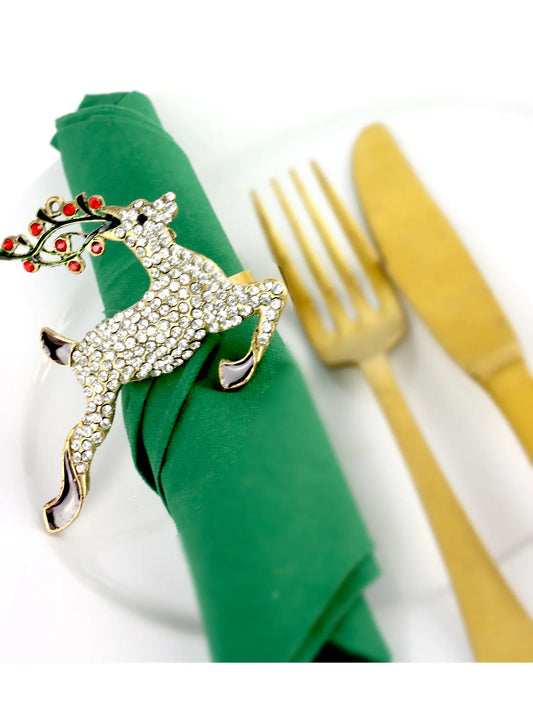 Serviettring "Deer", sett med 4