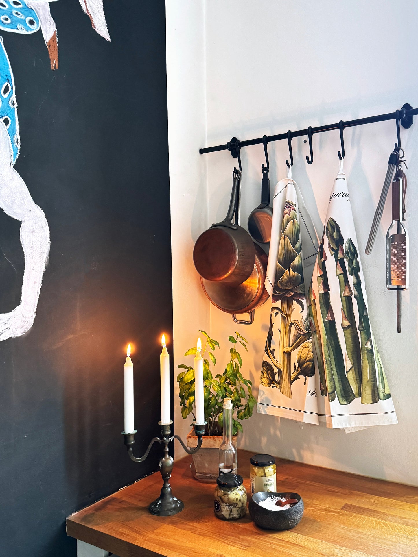 Kjøkkenhåndkle Asparges