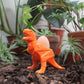 Eggekopp Origami T-Rex Oransje