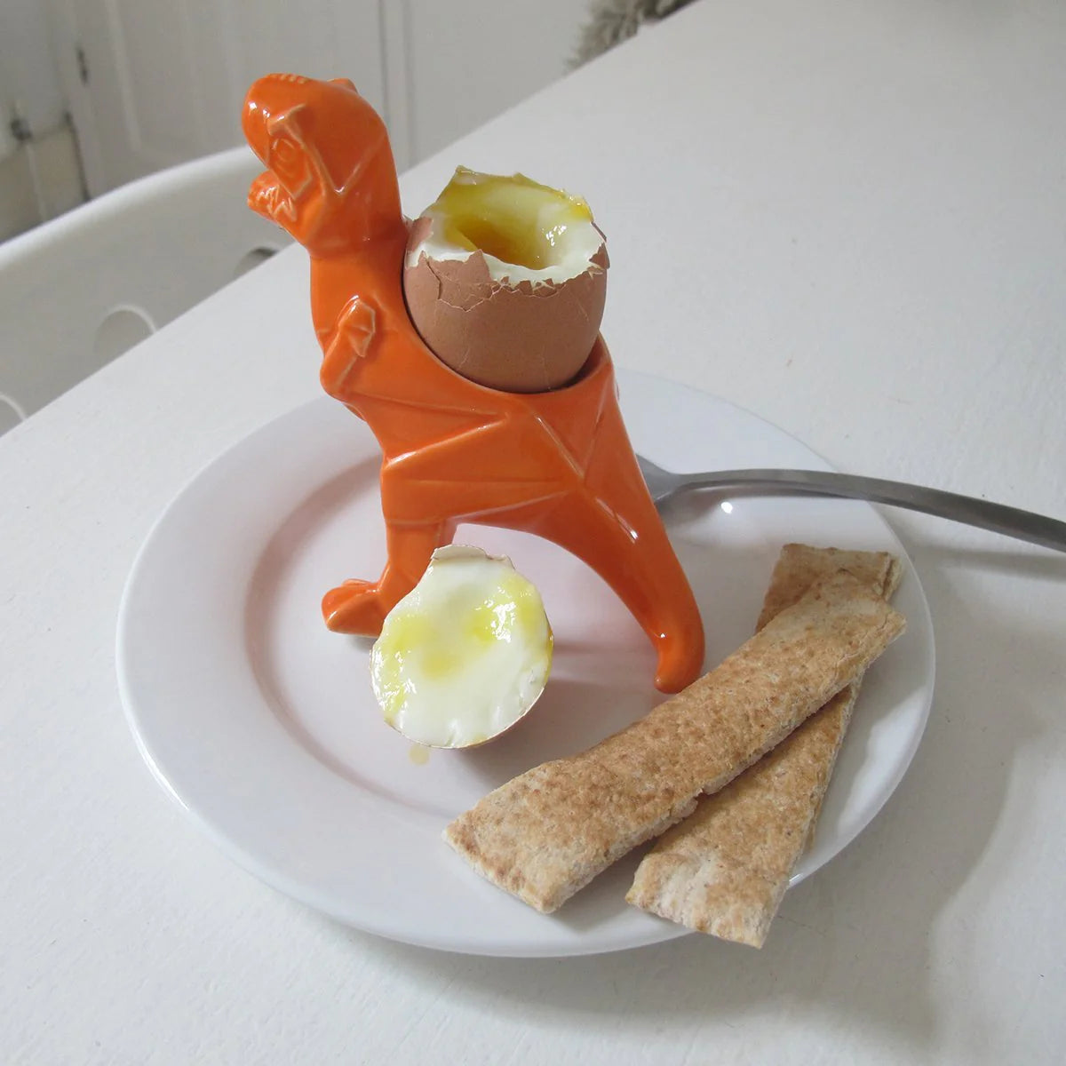 Eggekopp Origami T-Rex Oransje