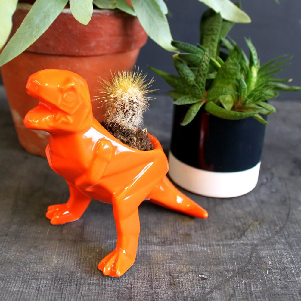 Eggekopp Origami T-Rex Oransje