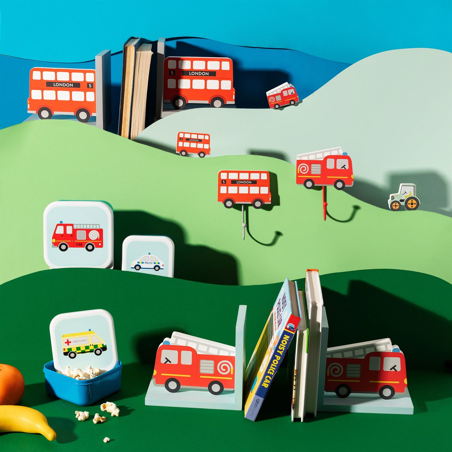 Bokstøtter London Bus