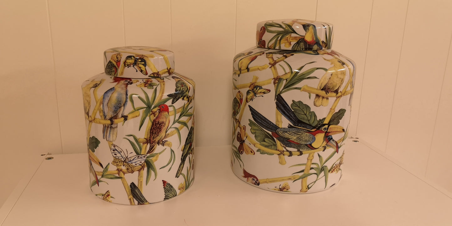 Tropical  Krukke hvit 25 cm