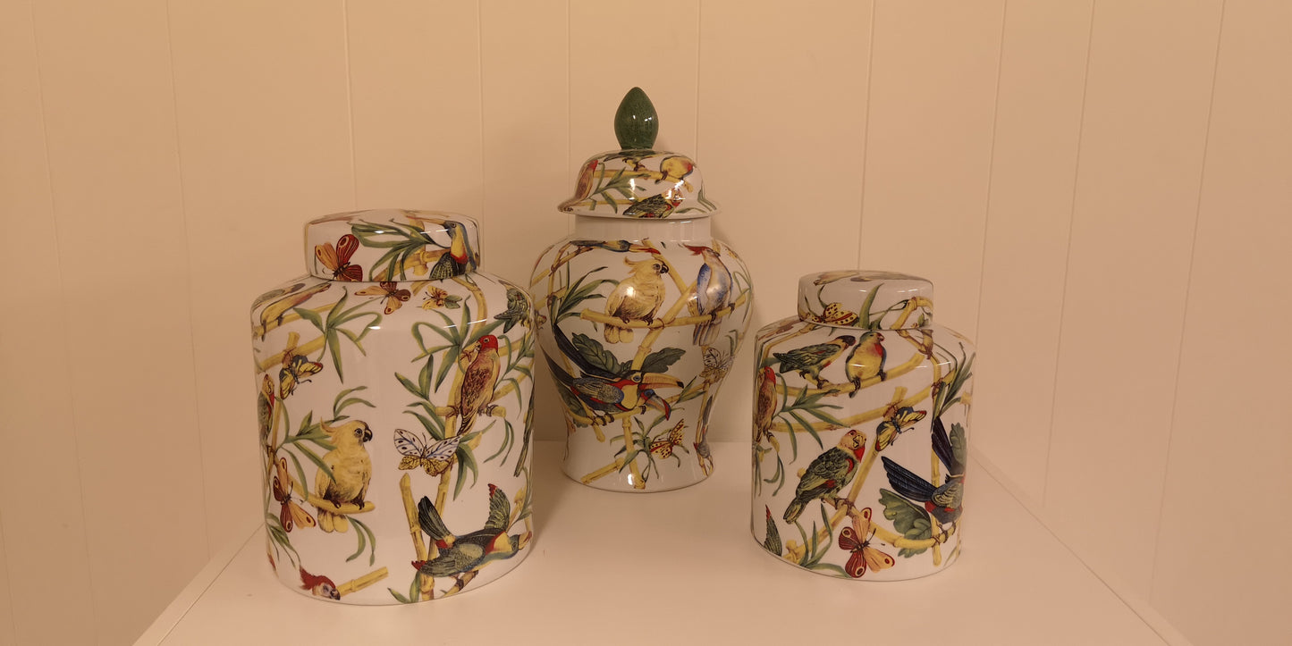 Tropical  Krukke hvit 25 cm