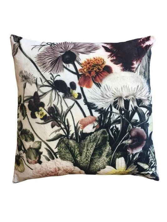 Putetrekk Velour Flora 50x50