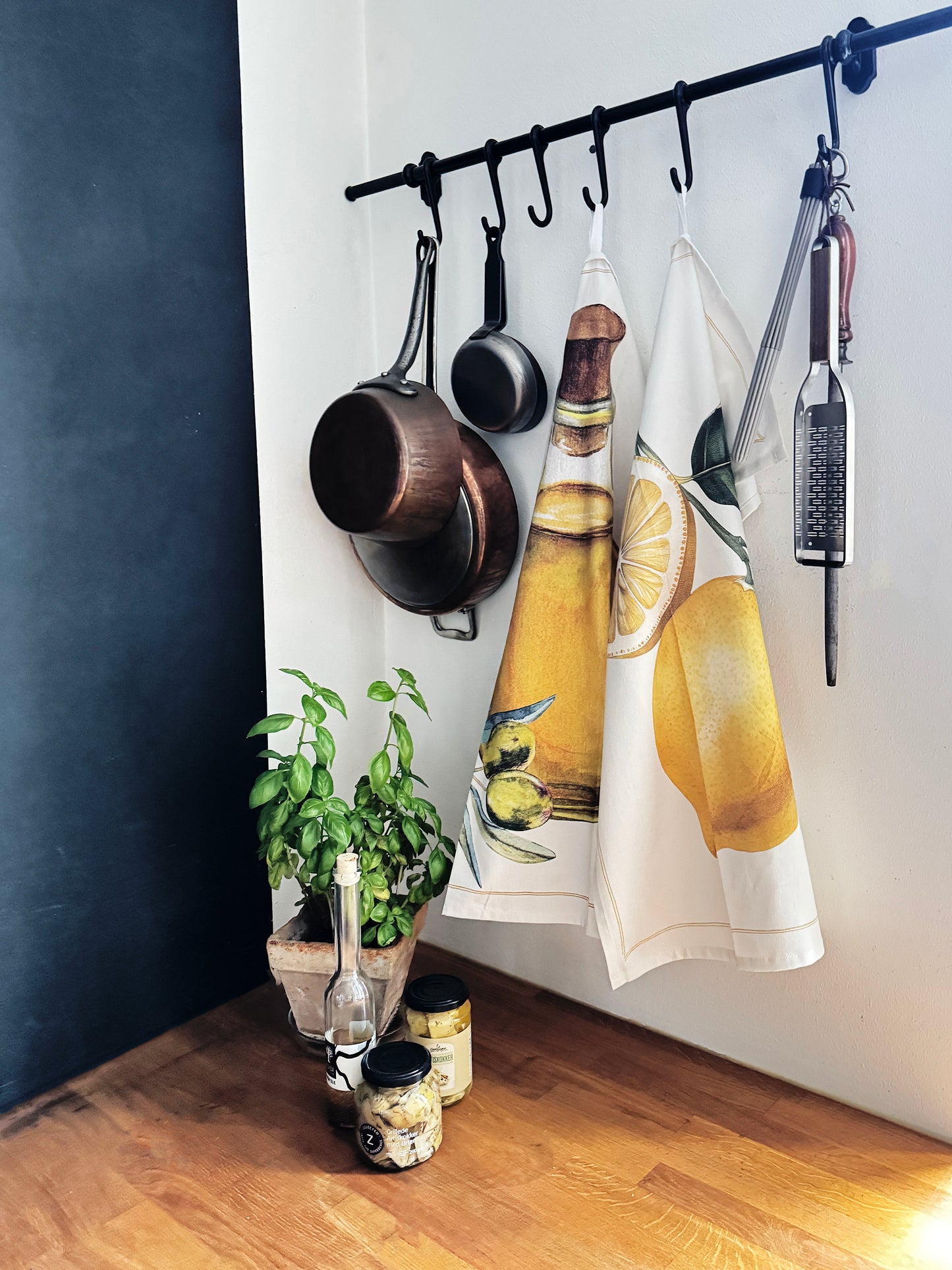 Kjøkkenhåndkle Sitron