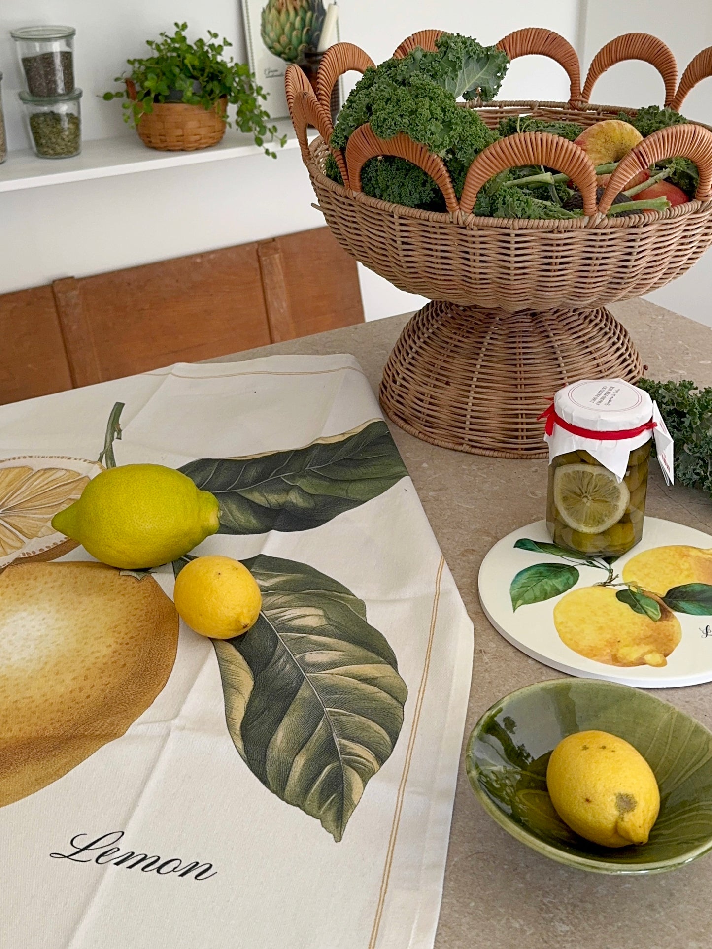Kjøkkenhåndkle Sitron