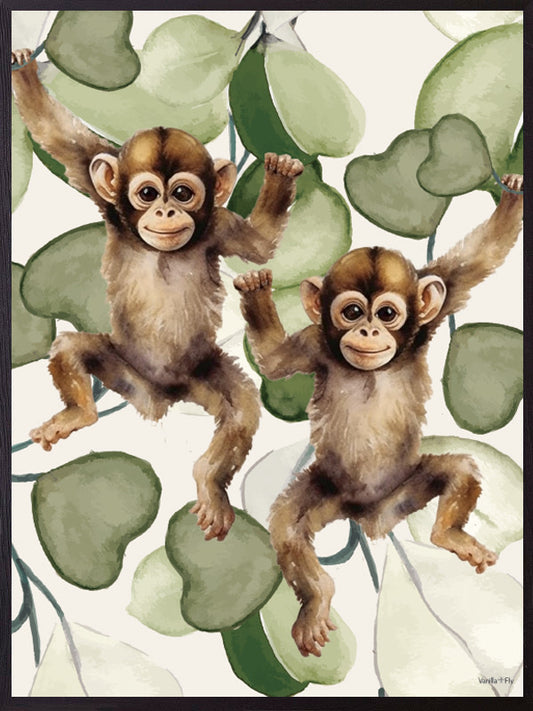 Plakat Monkeys 20x25