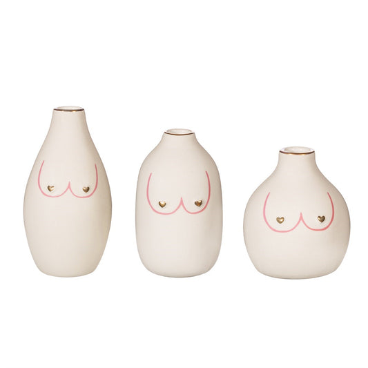 Vase Girlpower Boobies - sett med 3