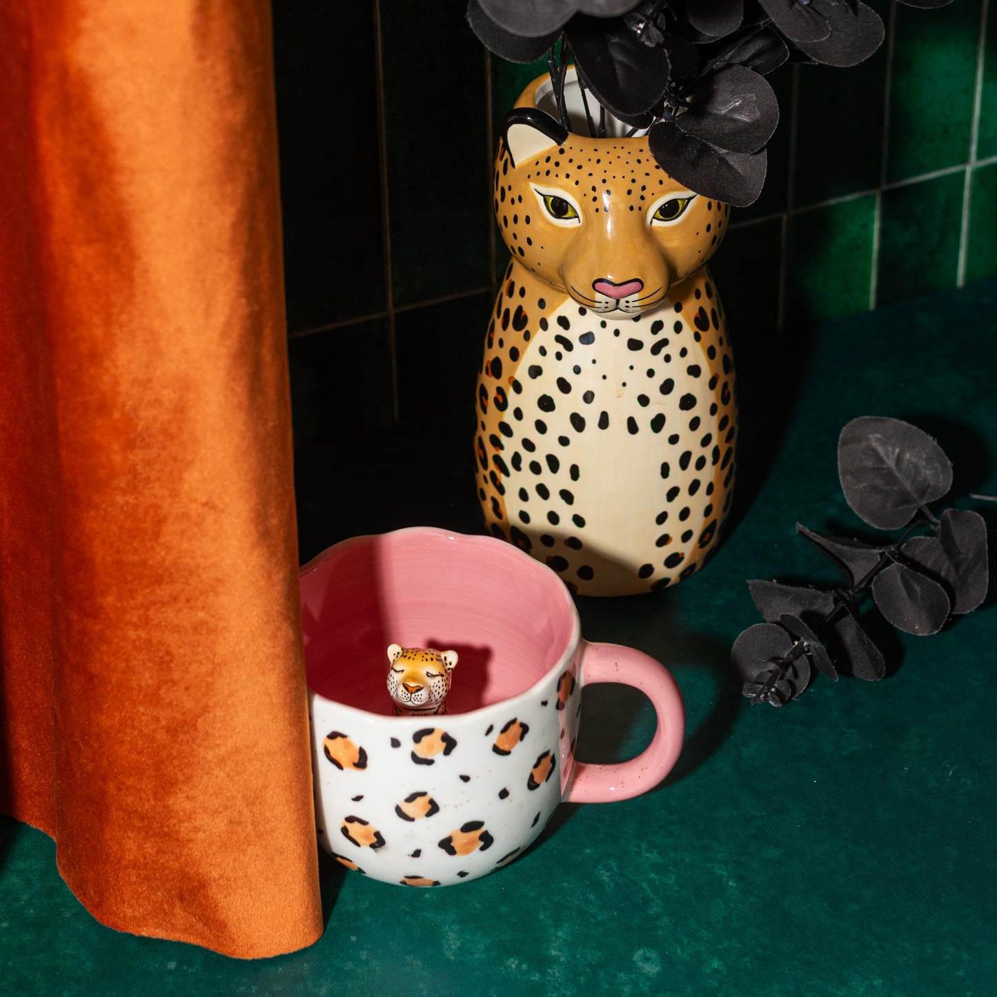 Vase Leopard