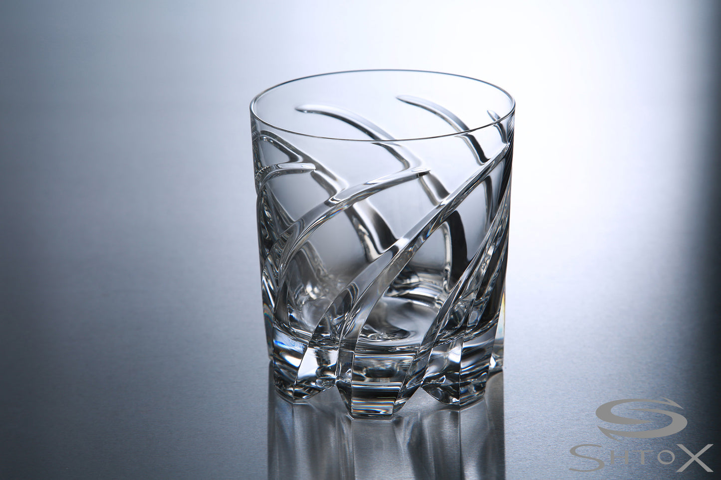 Snurrende whiskey glass i krystall 016