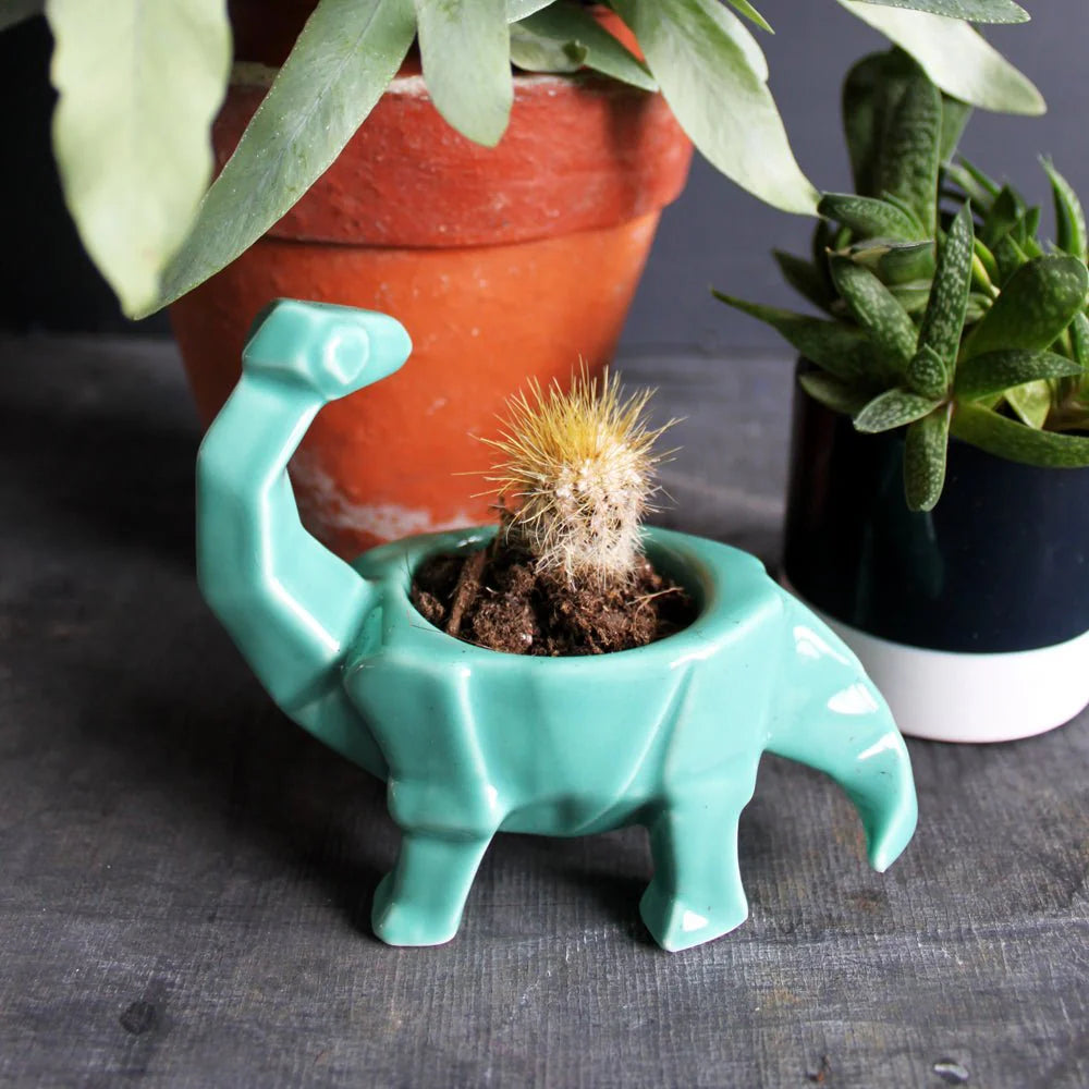 Eggekopp Origami Dinosaur Grønn