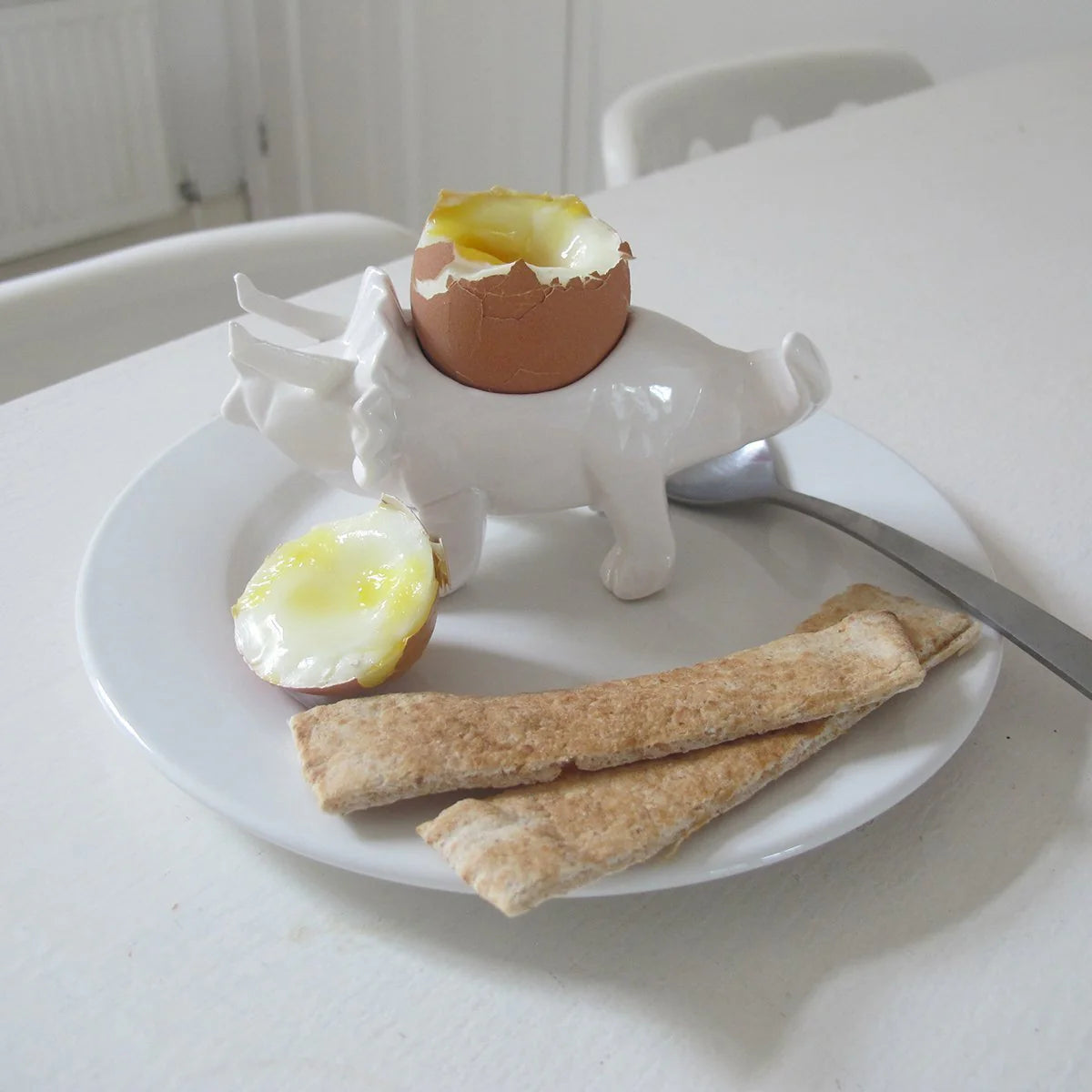 Eggekopp Origami Hvit